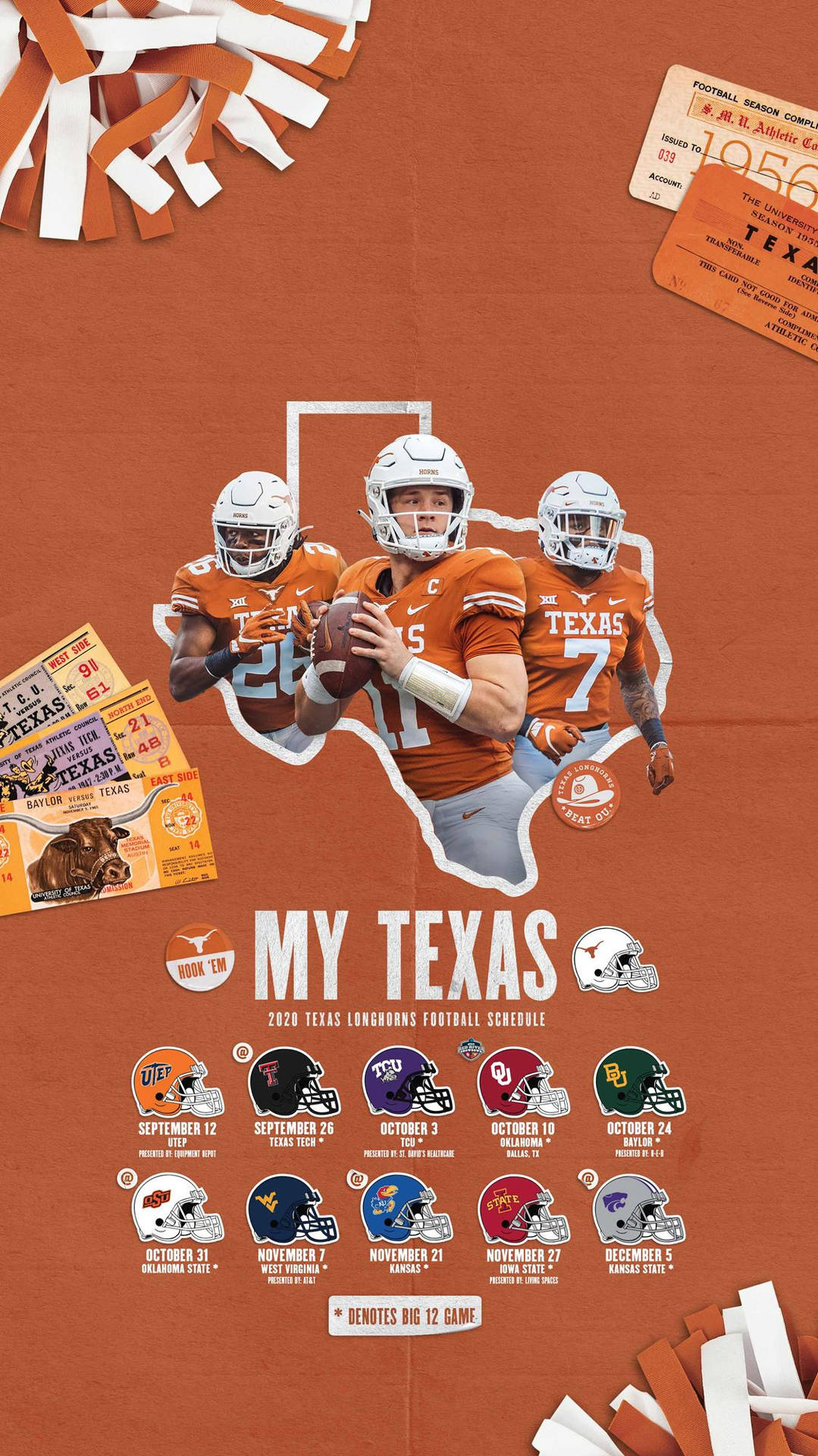 University Of Texas Longhorns Mobile Wallpaper Background