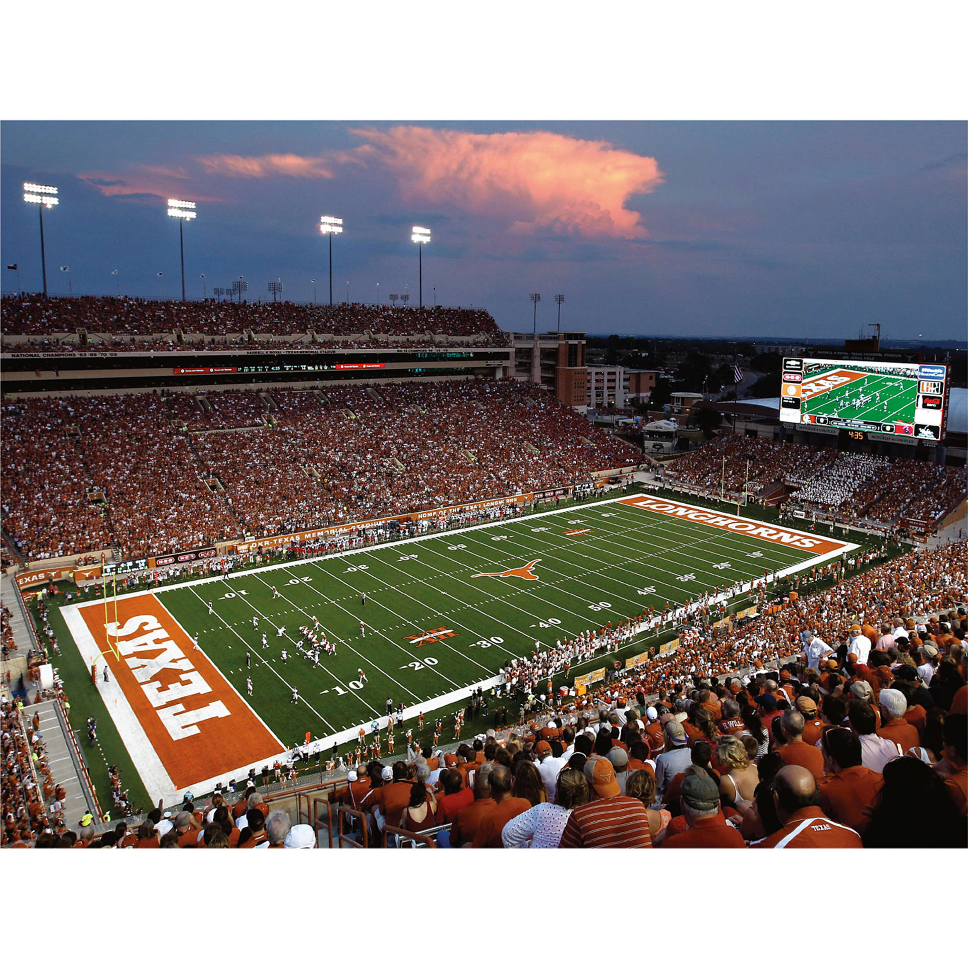 University Of Texas Sports Field Background