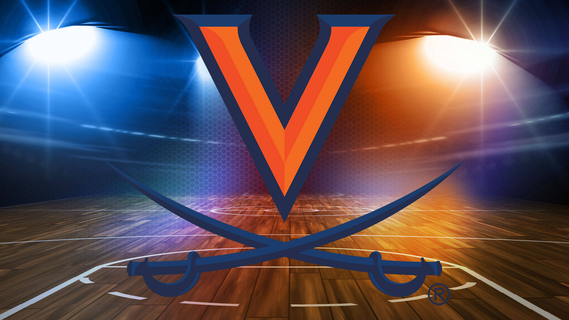 University Of Virginia Athletics Logo Cool Background