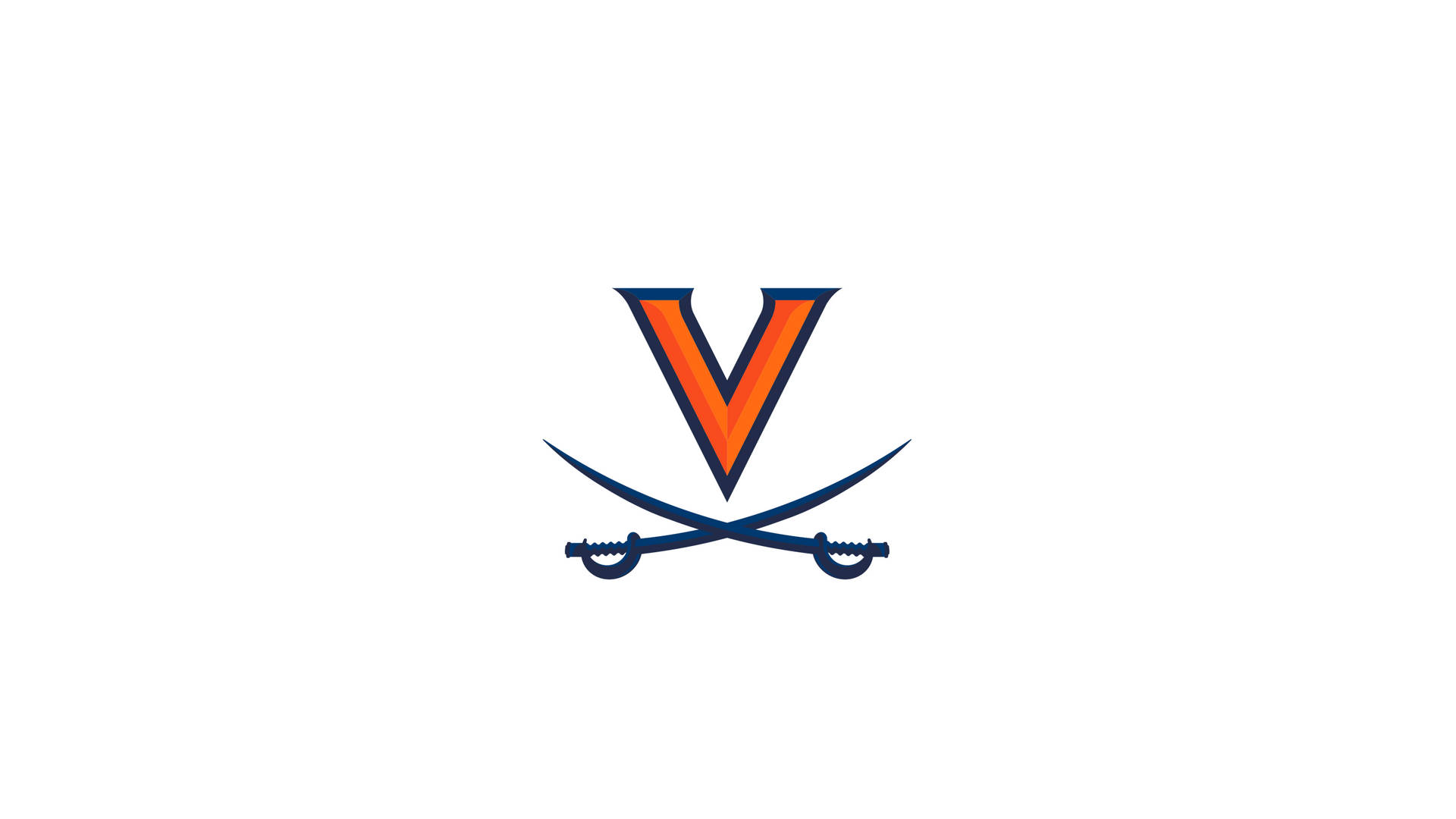 University Of Virginia Athletics Simple Logo Background