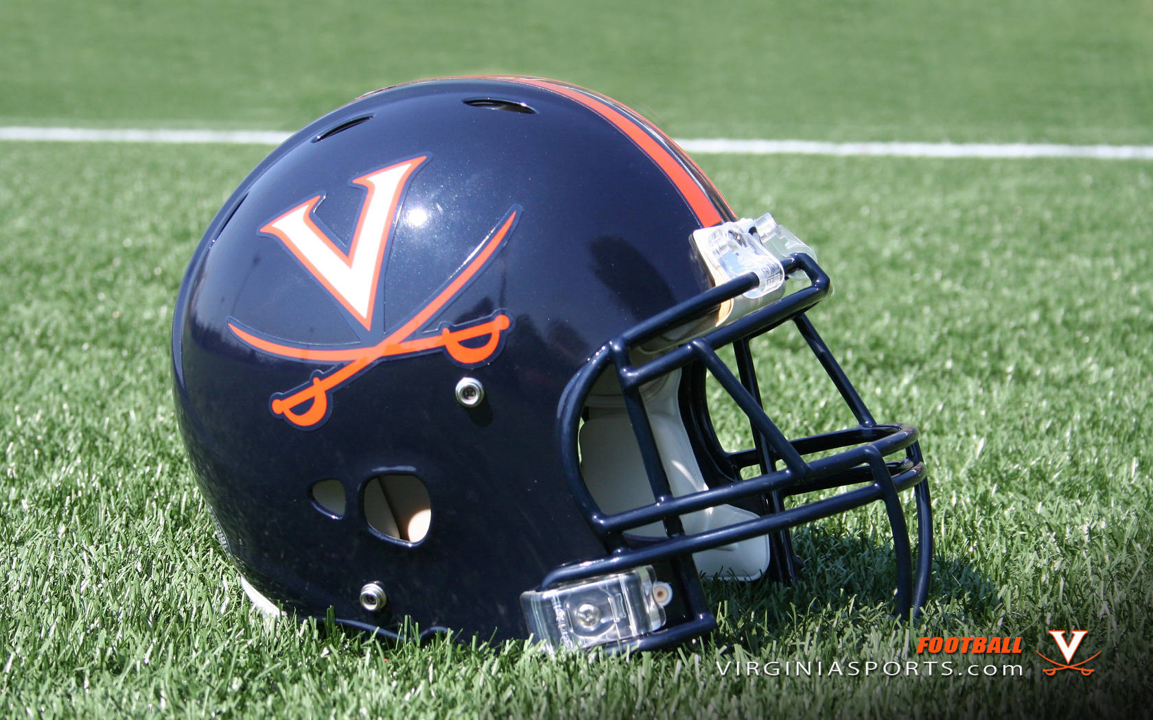 University Of Virginia Cavaliers Helmet Logo Background