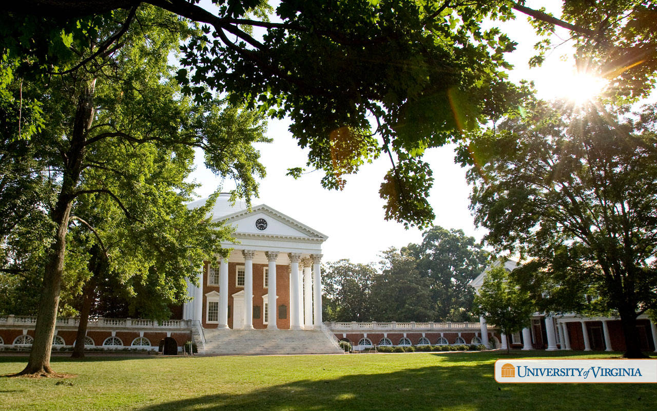 University Of Virginia The Rotunda Sunny Background