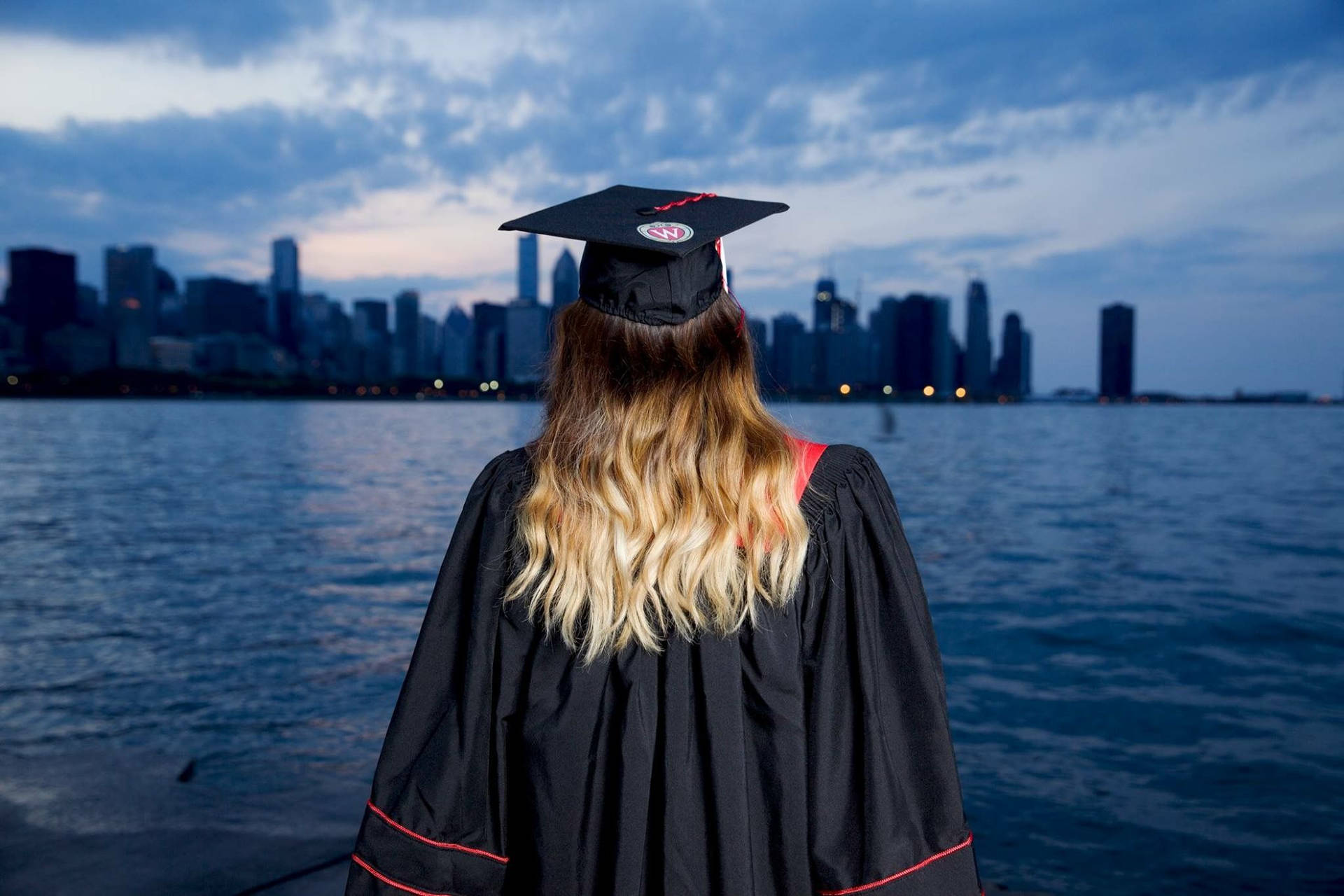 University Of Wisconsin-madison Graduation Dress Background