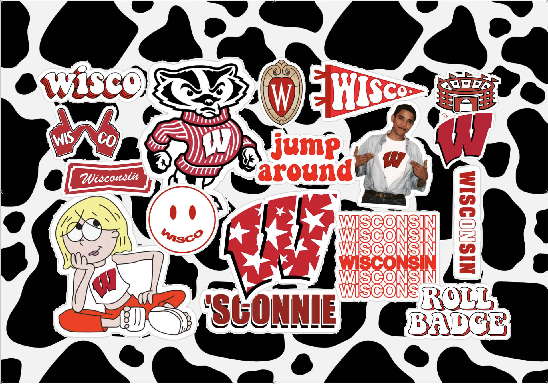 University Of Wisconsin-madison Logos Background