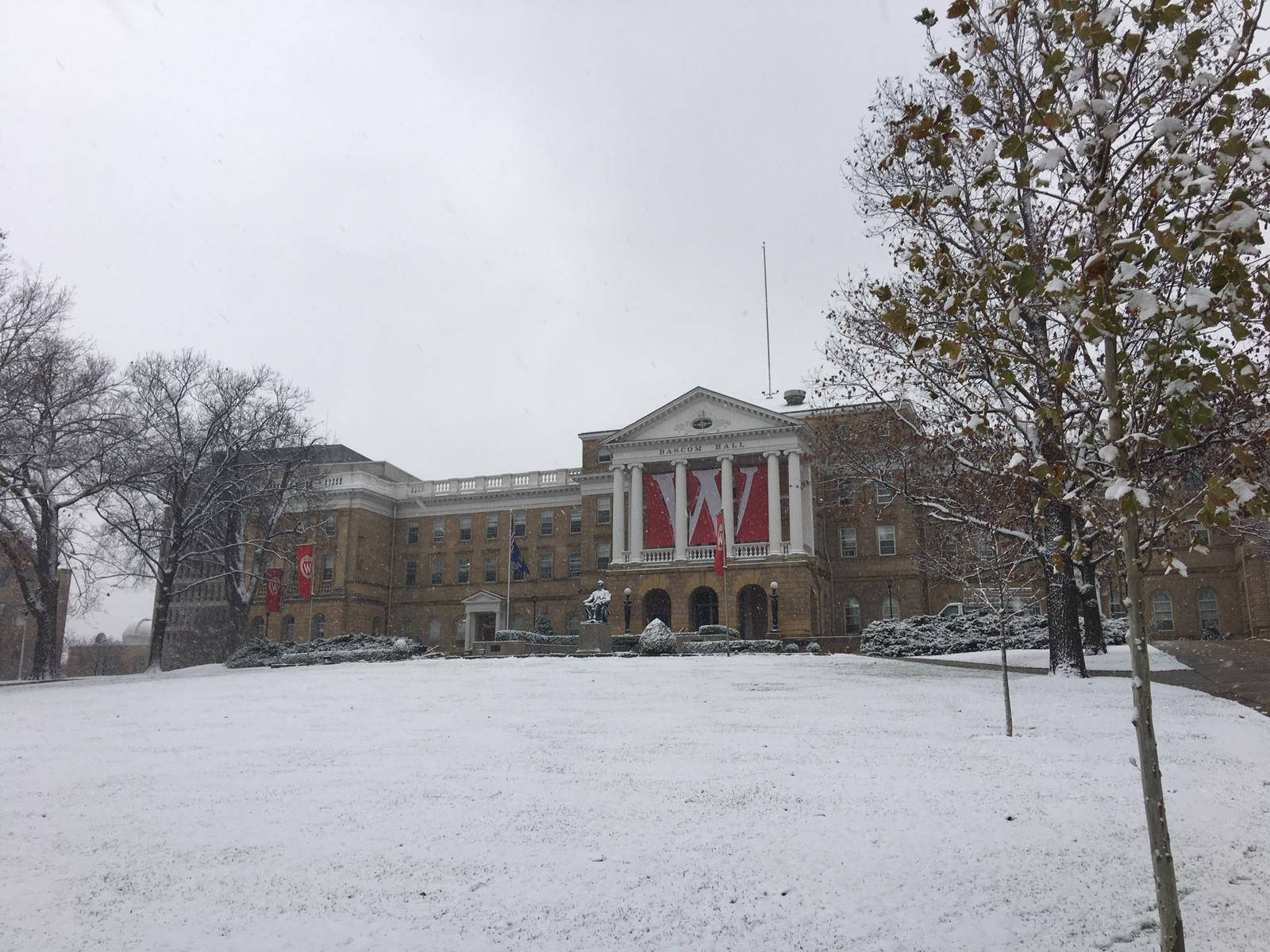 University Of Wisconsin-madison Snow Background