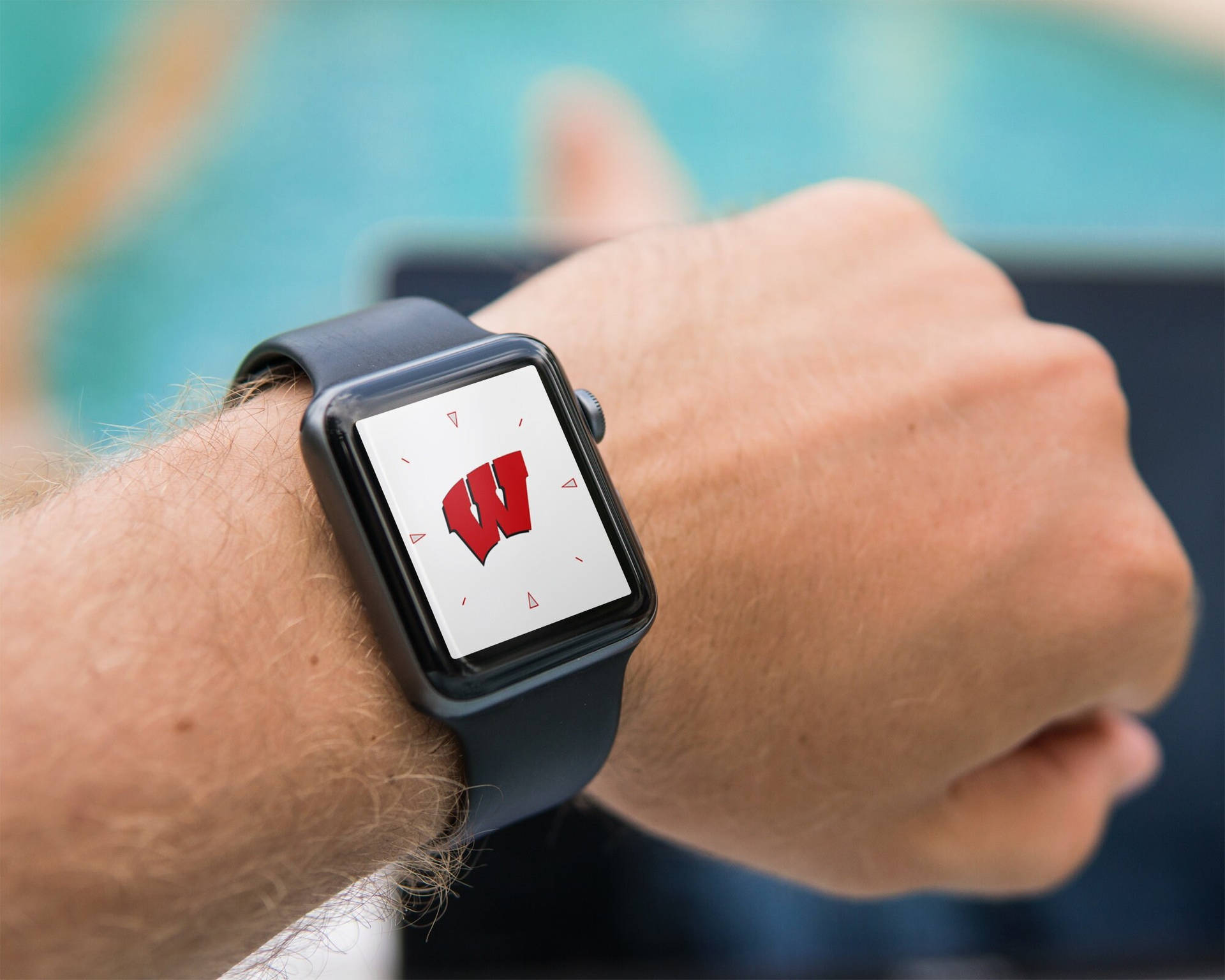 University Of Wisconsin-madison Wrist Watch Background