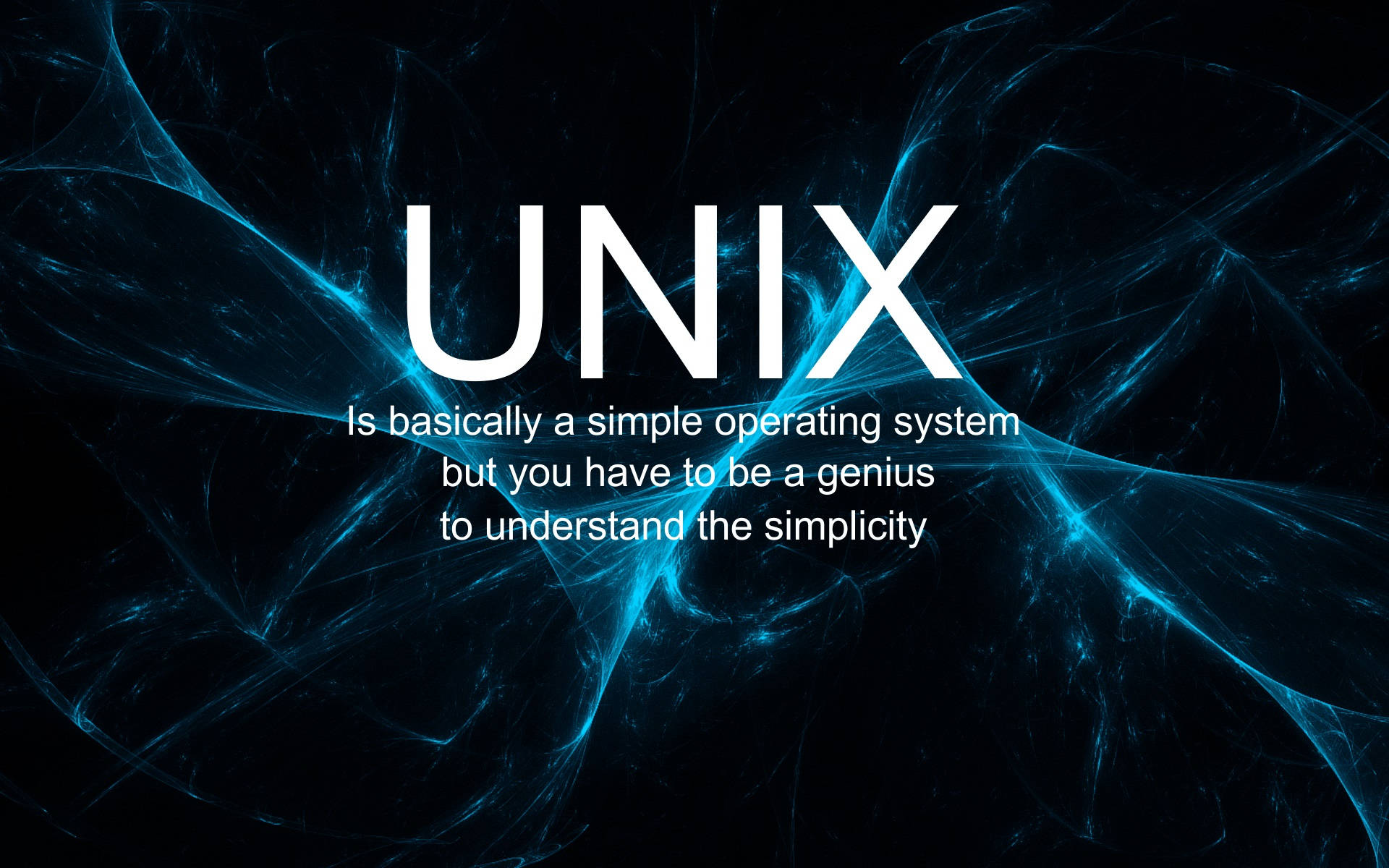 Unix Computer System Abstract Art Background