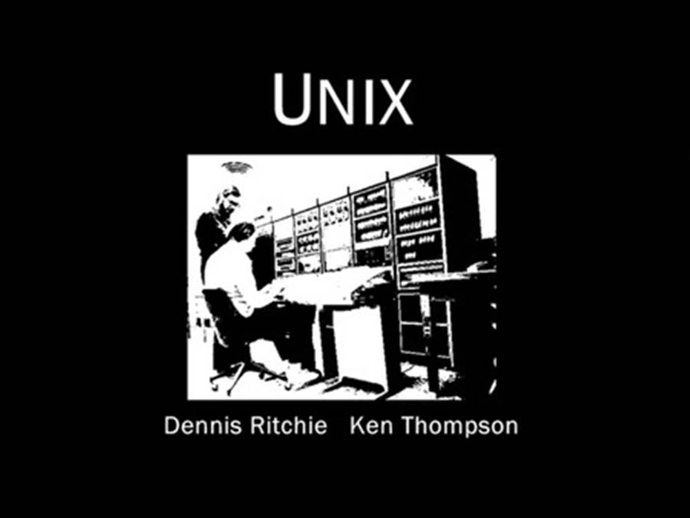 Unix Developers Dennis Ritchie And Ken Thompson Background