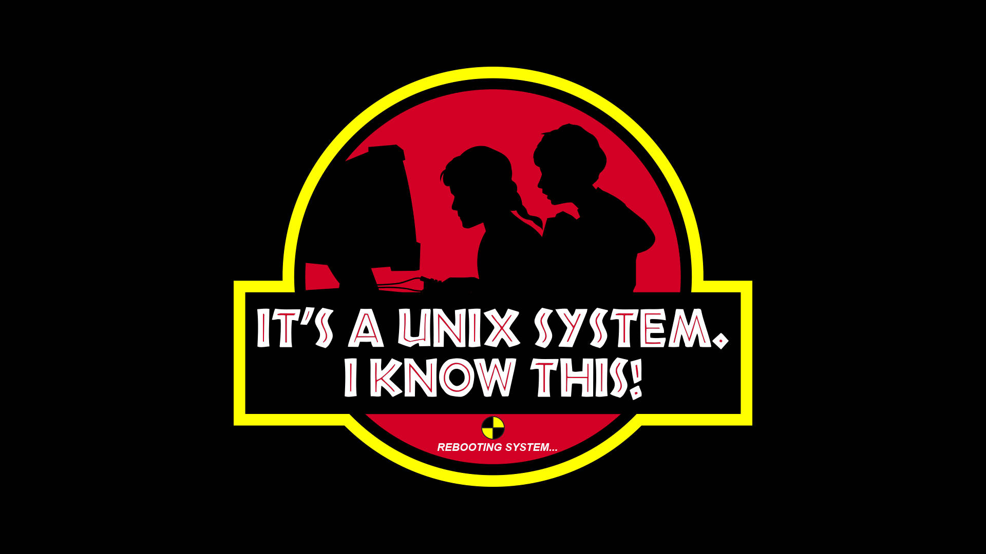 Unix Jurassic Park-inspired Logo Background