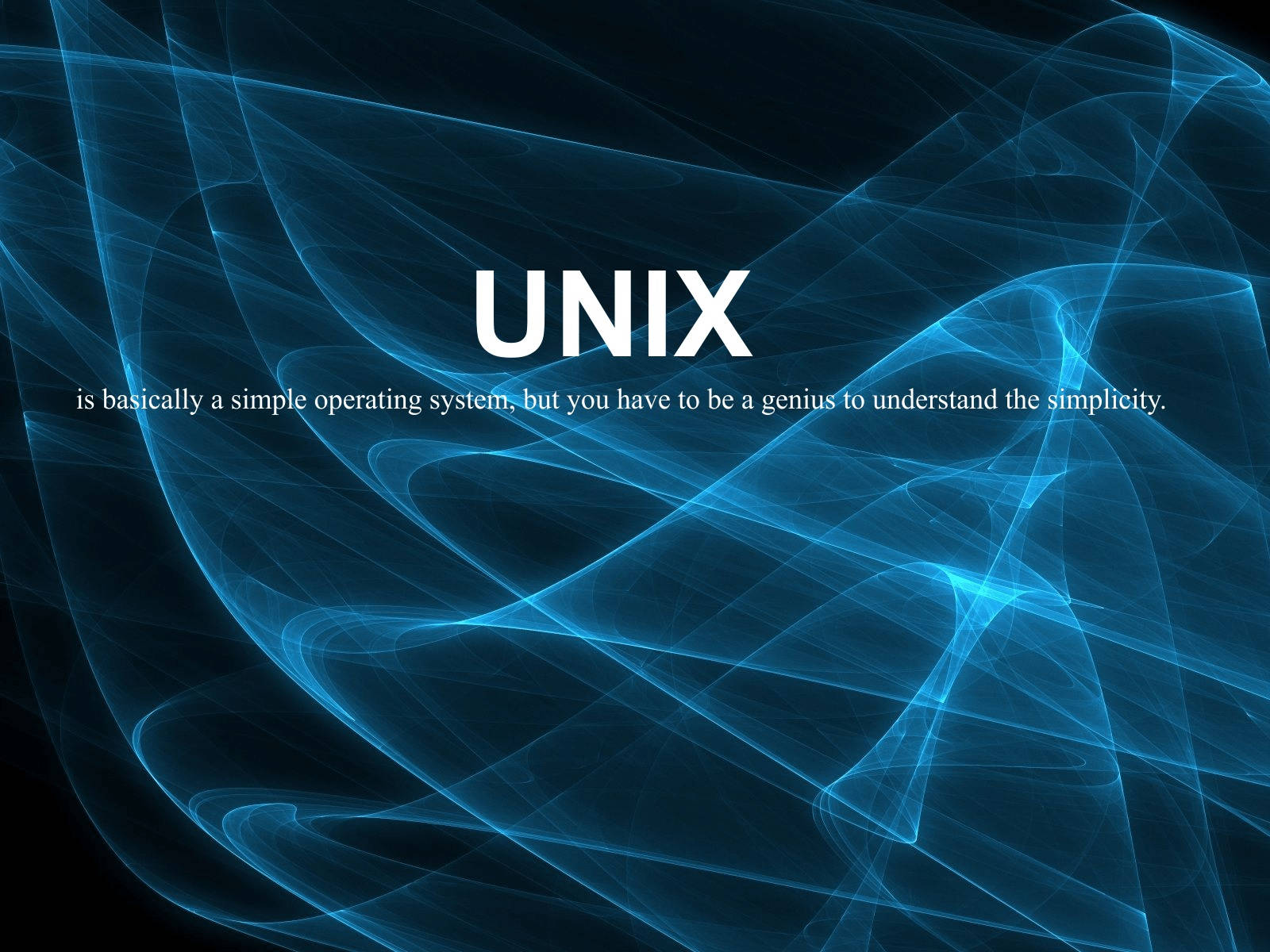 Unix Operating System Background