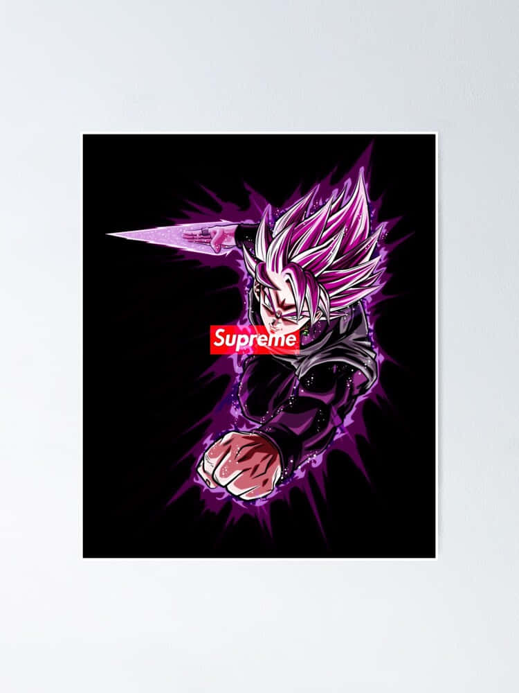 Unleash Power Of Goku Black Supreme Background