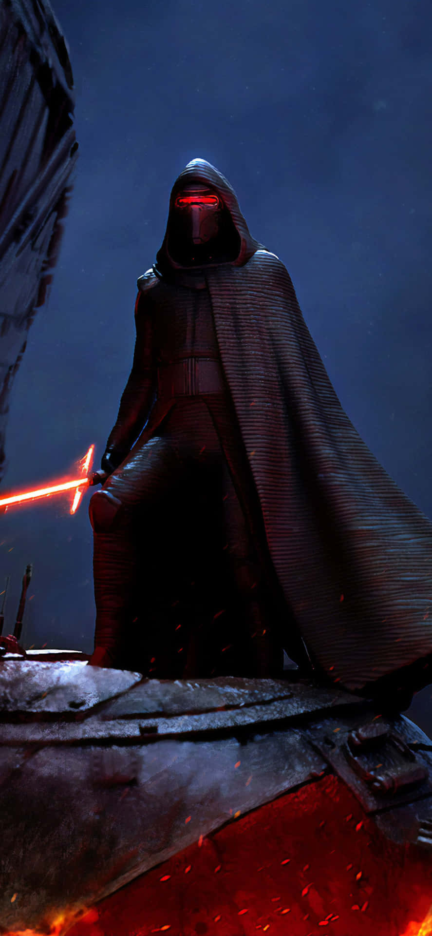 Unleash The Force Of The Kylo Ren Iphone Background