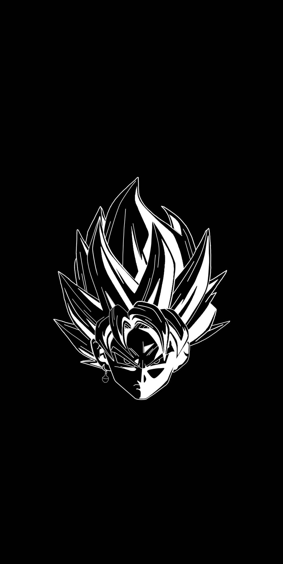 Unleash The Power: Black Goku Rose In 4k Background