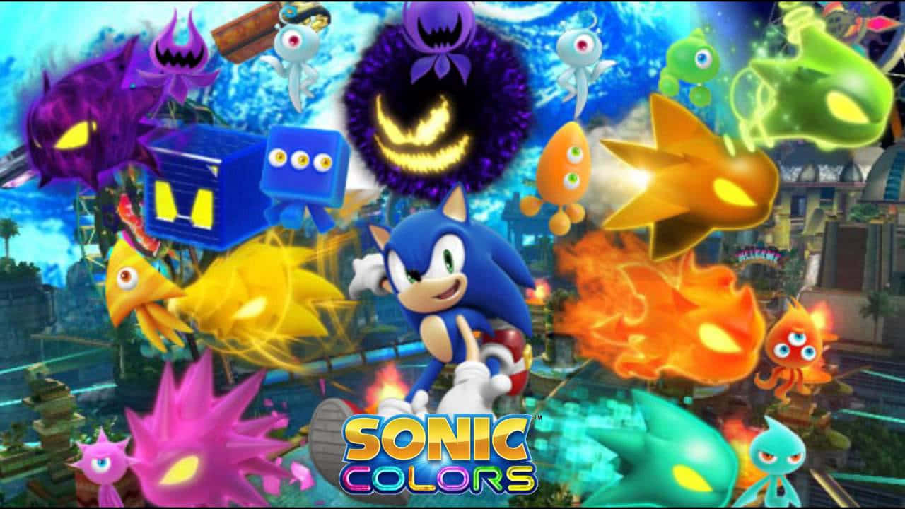 Unleash The Power Of Color With Sonic Colors Background