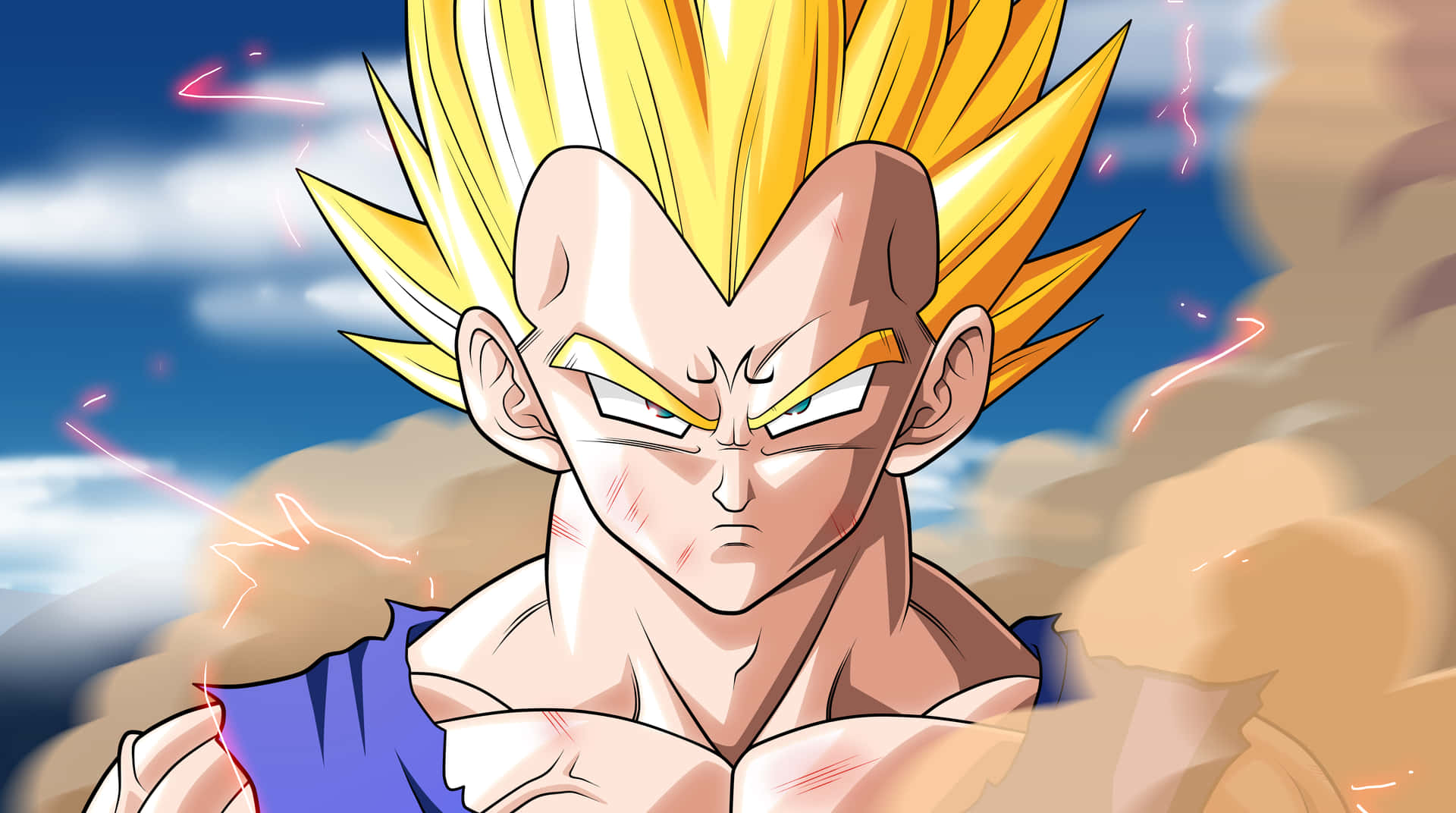 Unleash The Power Of Cool Vegeta Background