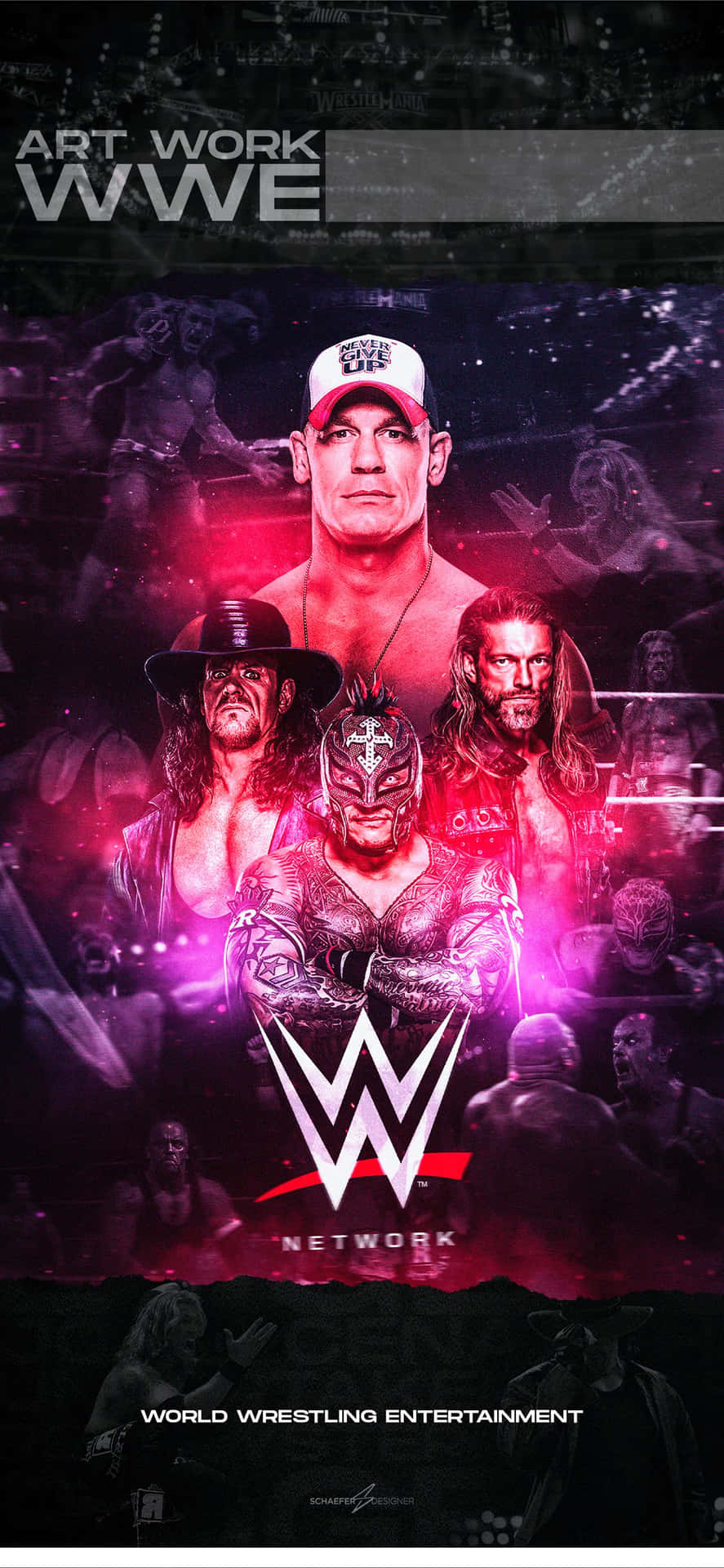 Unleash The Power Of Cool Wwe Background