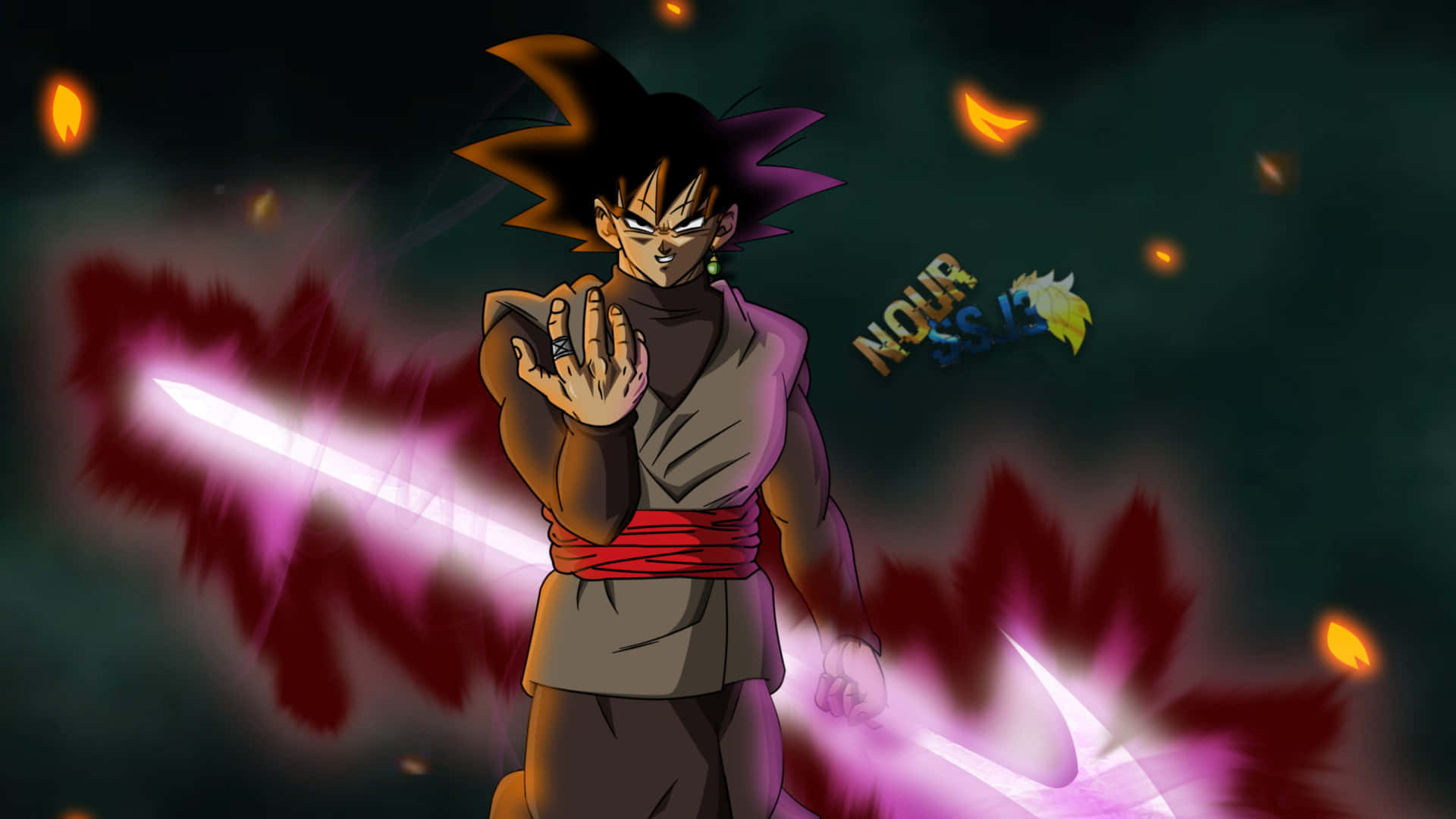 Unleash The Power Of Goku Black In Crisp 4k Resolution Background