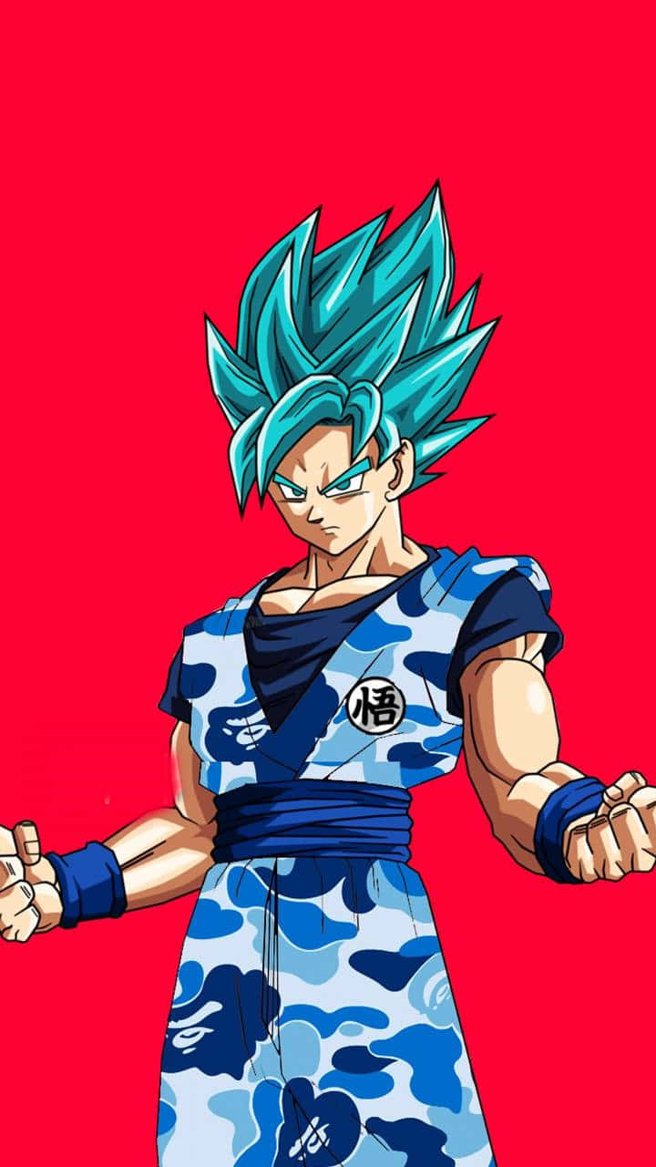 Unleash The Power Of Goku In Supreme Form. Background