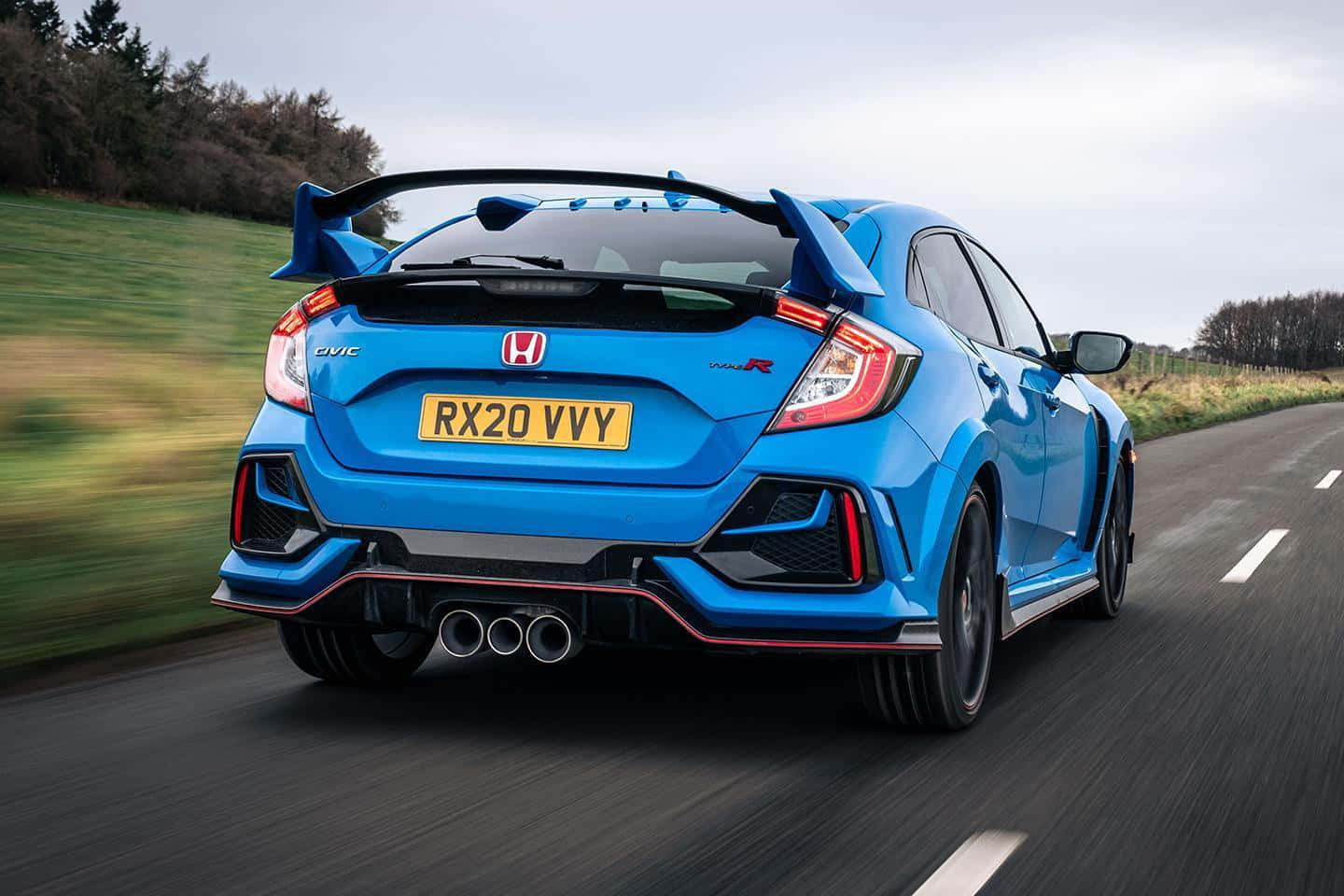Unleash The Power Of Honda Civic Type R Background