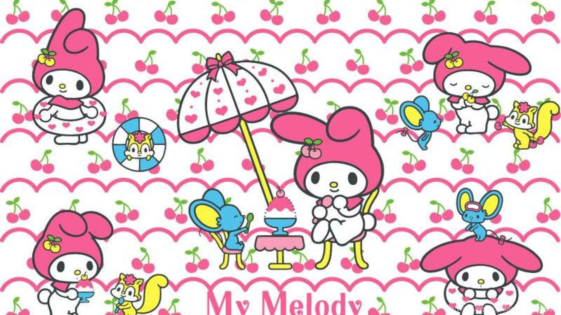 Unleash The Power Of My Melody Laptop Background