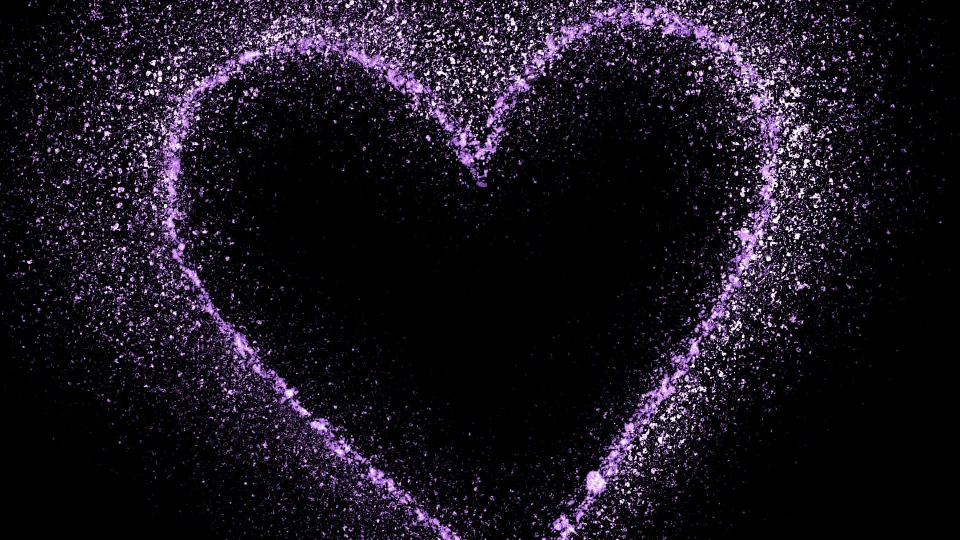 Unleash The Power Of Purple Glitter Background