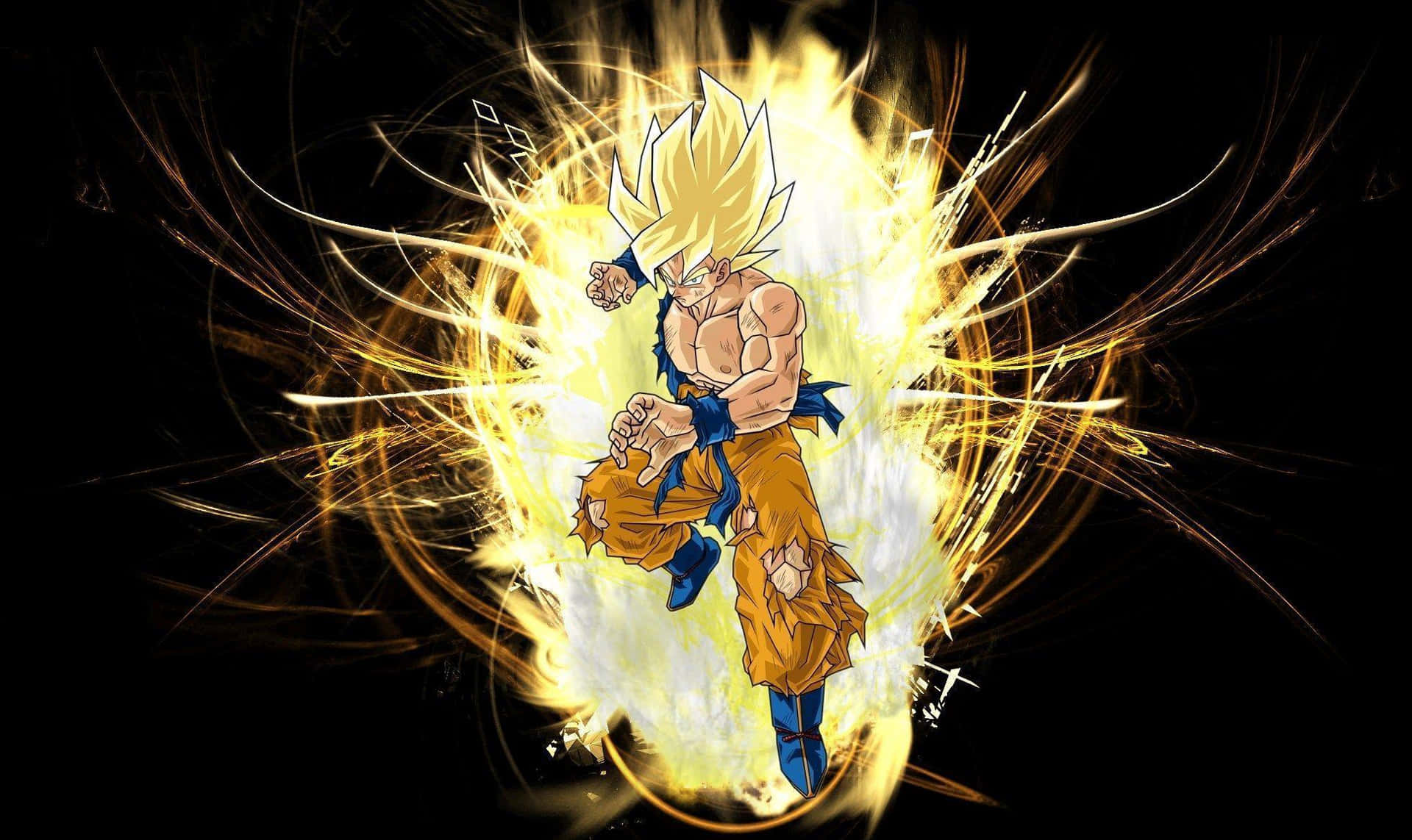 Unleash The Power Of Super Saiyan Background