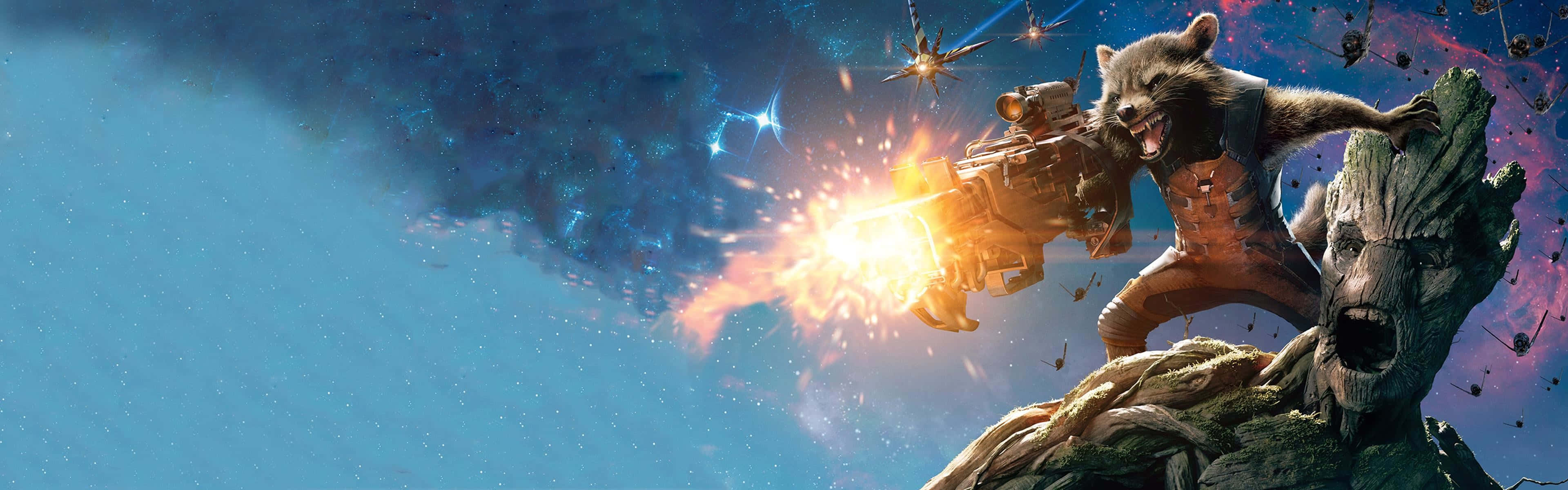 Unleash The Power Of The Avengers With Dual Screen Background