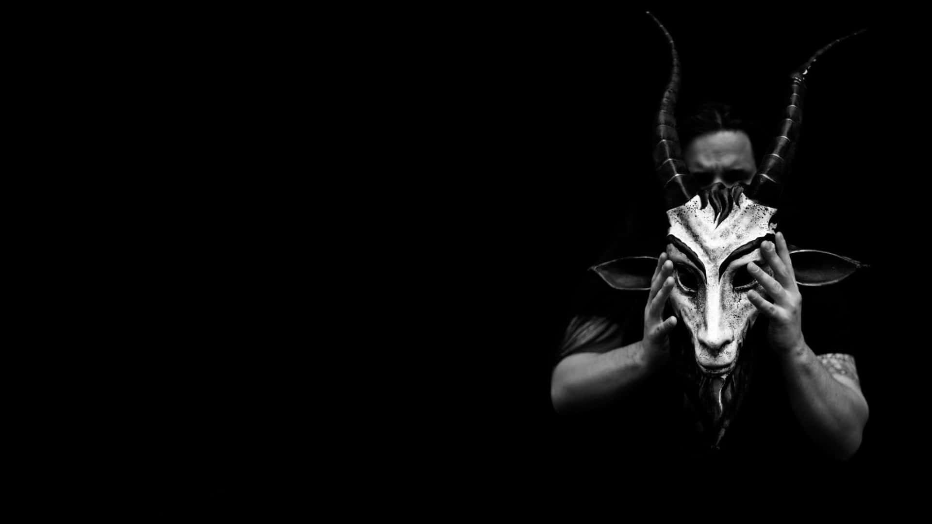 Unleash The Power Of The Dark Demon Background