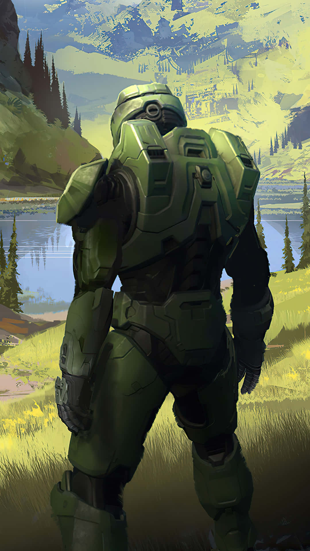 Unleash The Power Of The Master Chief On Your Phone Background