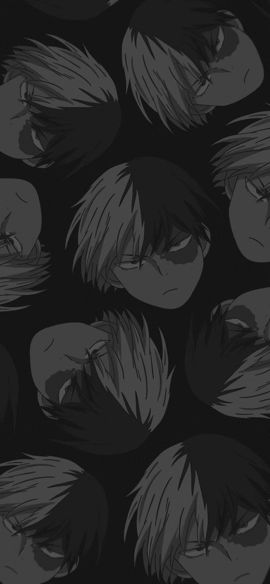 Unleash The Power Of Todoroki Black! Background