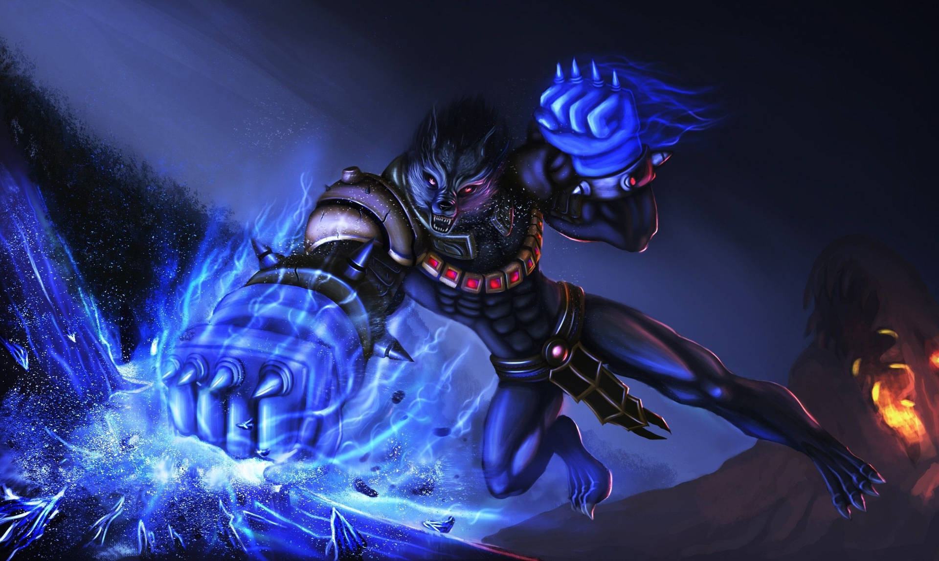 Unleash The Power Of Warwick – The Only Manhunter In The World Of Runeterra Background