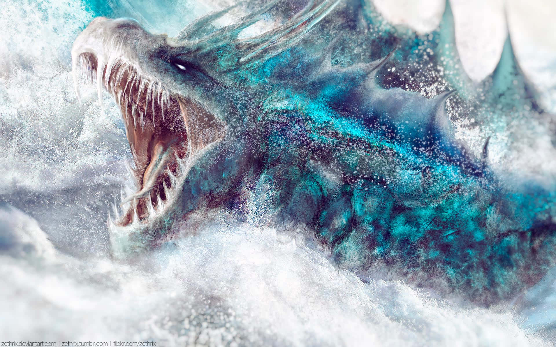Unleash The Powerful Dragon Background