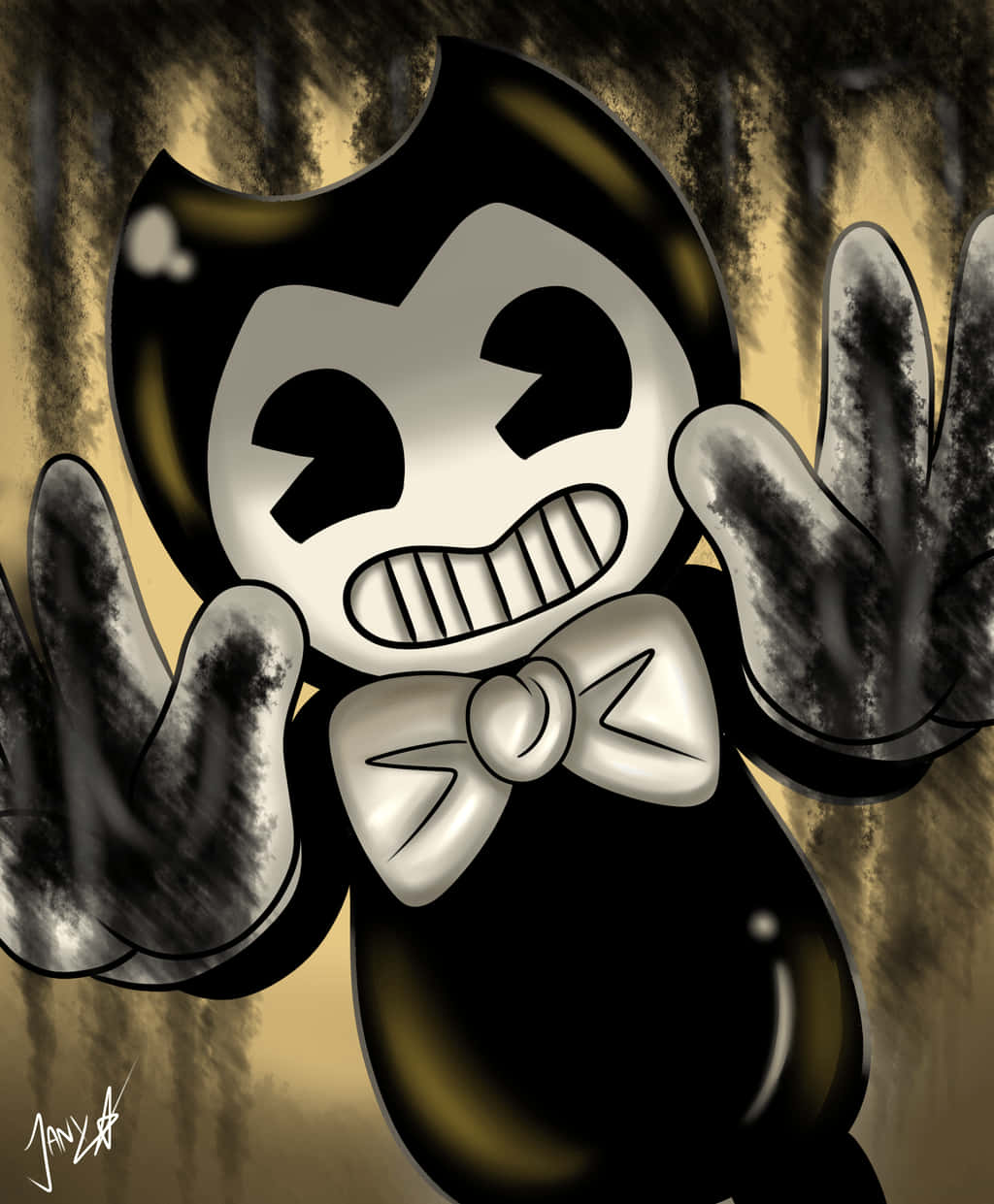 Unleash Your Creativity With Bendy And The Ink Machine Background