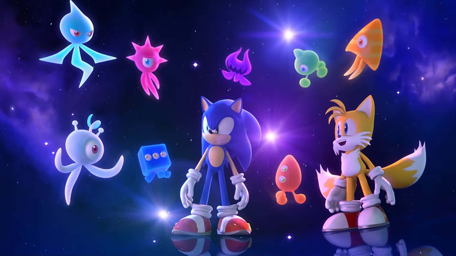 Unleash Your Creativity With Sonic In Sonic Colors Background