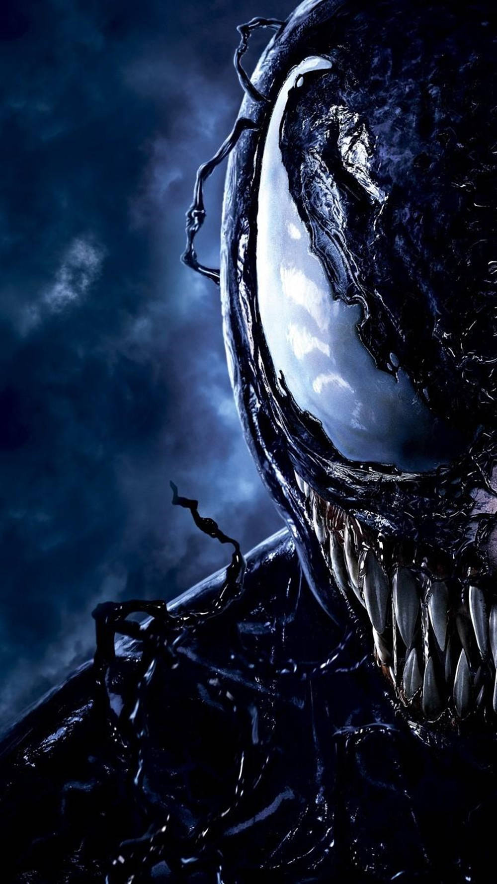 Unleash Your Dark Side With Venom Iphone Wallpaper Background