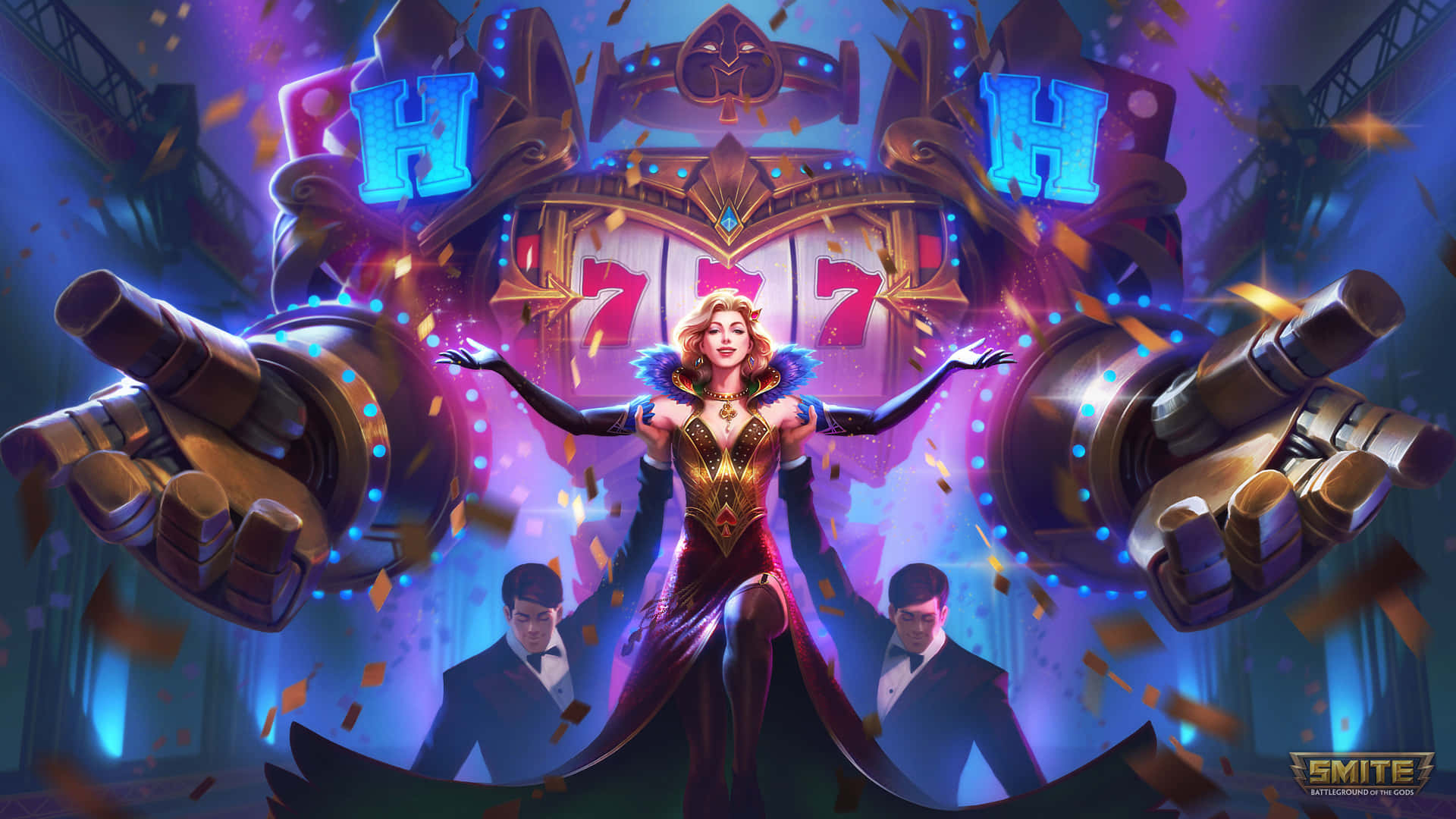 Unleash Your Inner Goddess With Smite, A Mythical Moba Game Background