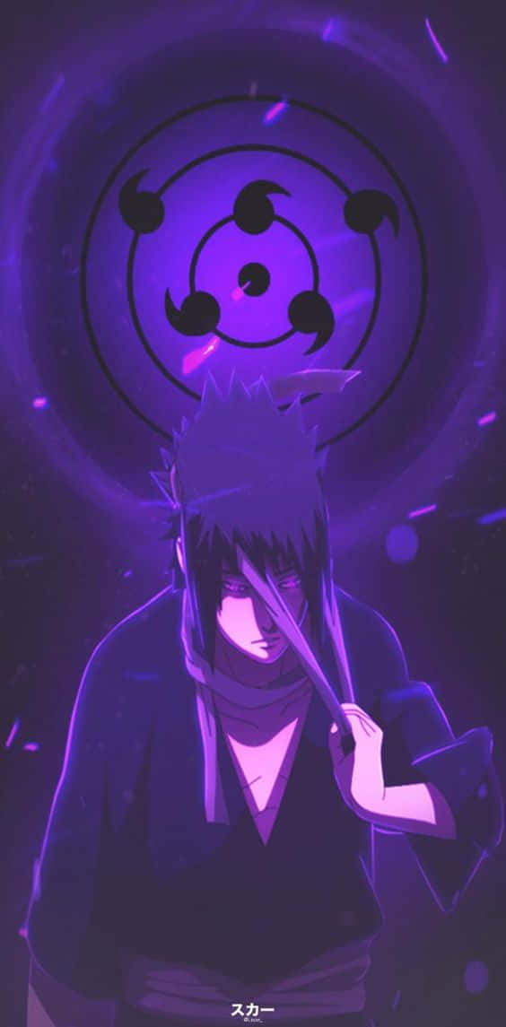 Unleash Your Inner Power With Purple Sasuke Background