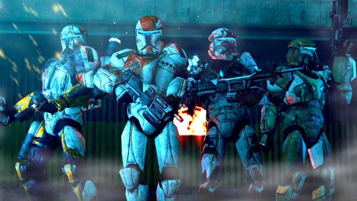 Unleash Your Inner Soldier In The Intense Republic Commando Universe Background