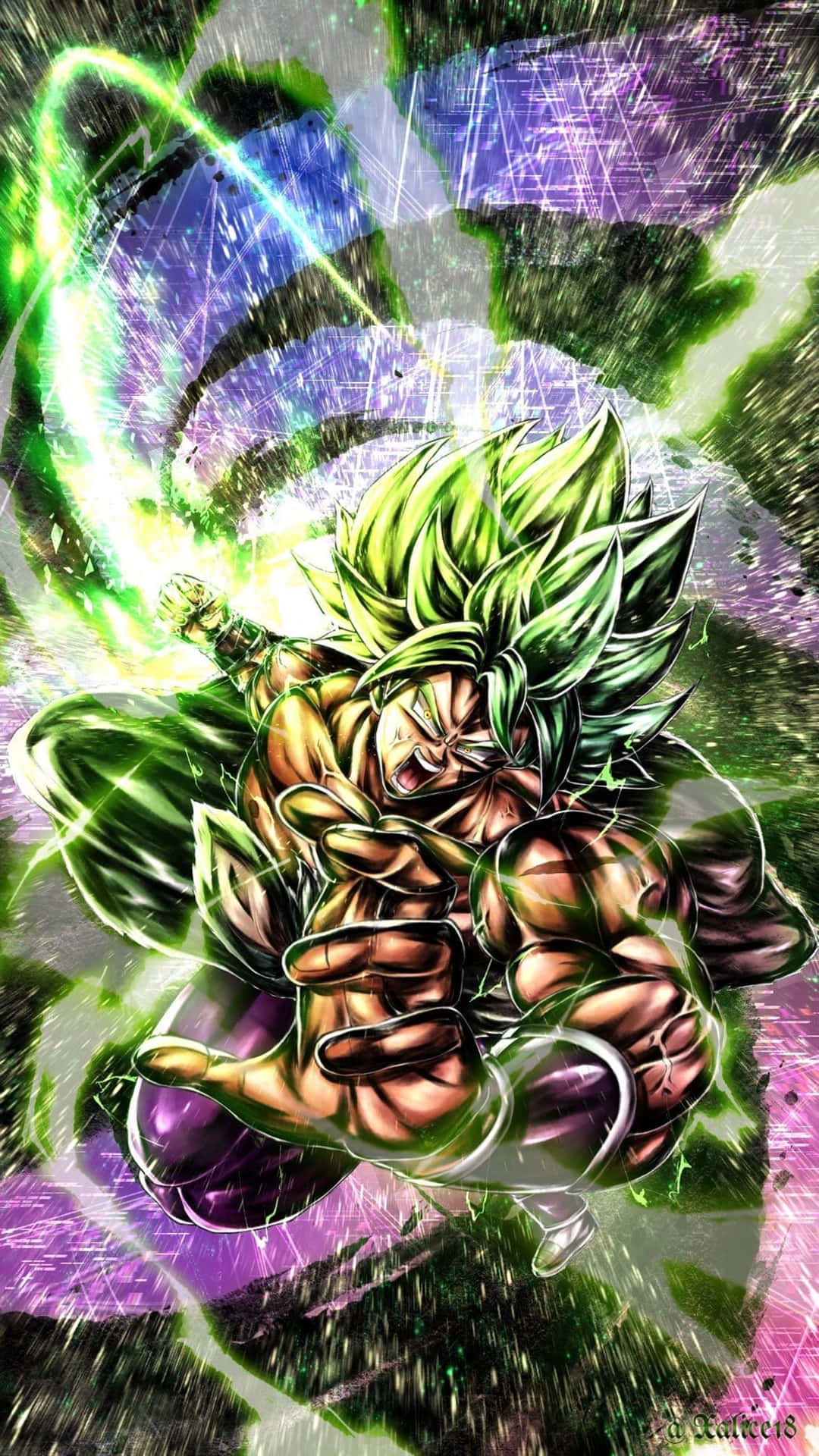 Unleash Your Inner Super-saiyan With Broly In 4k Background