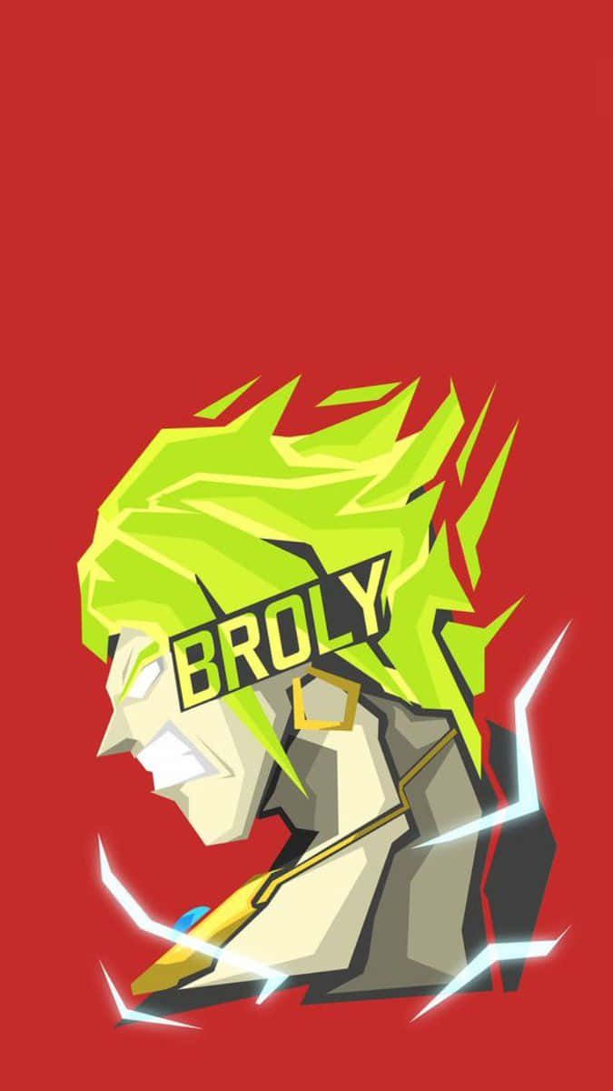 Unleash Your Inner Super Saiyan With The Broly Iphone Background