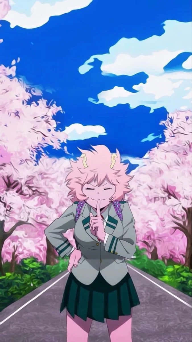 Unleash Your Inner Warrior With Ashido Background