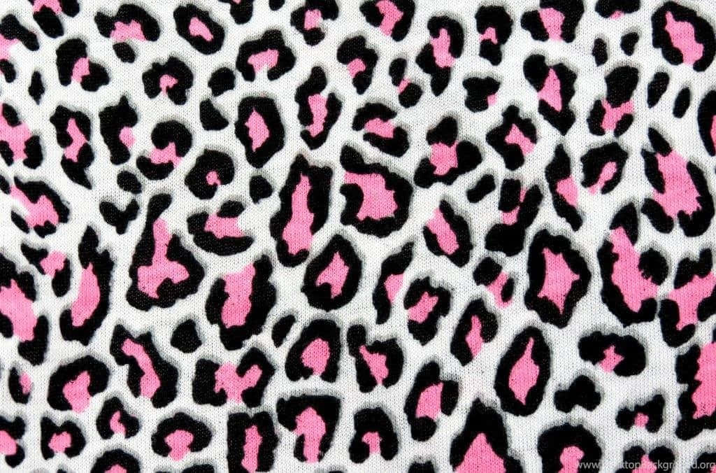 Unleash Your Inner Wild Side With Pink Leopard Print Background