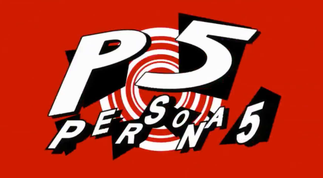 Unleash Your Legendary Phantom Thief Skills With The Persona 5 Logo. Background