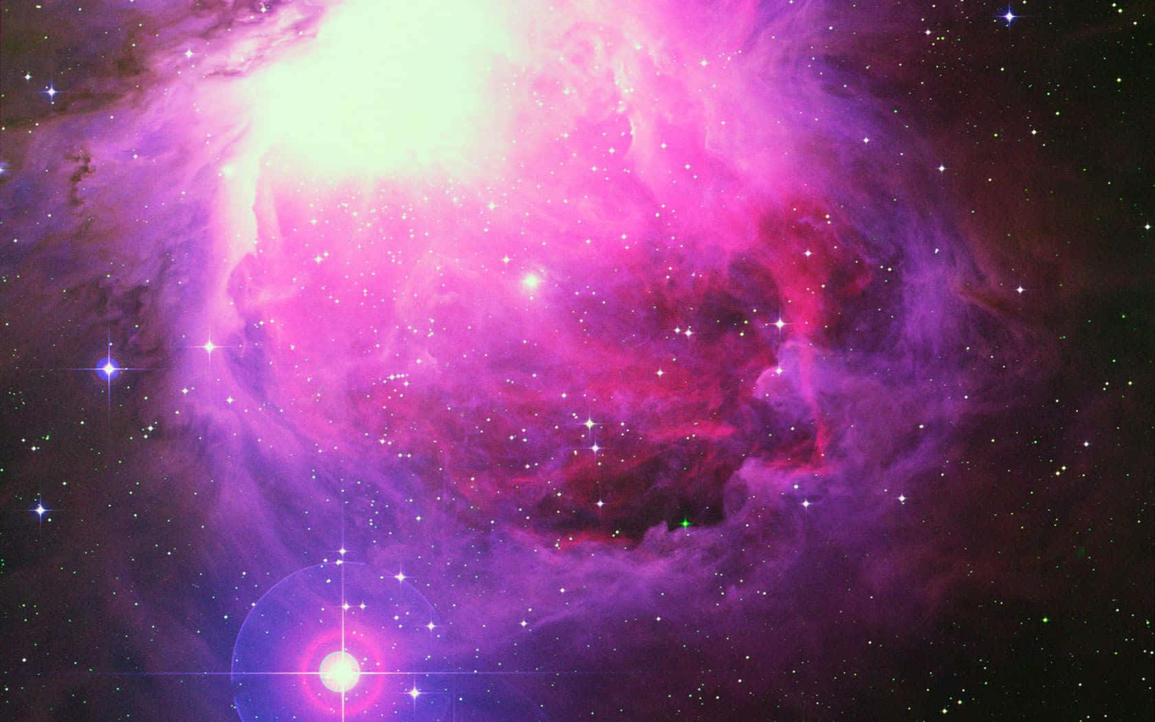 Unleash Your Star-studded Imagination With A Pink Space-inspired Design Background