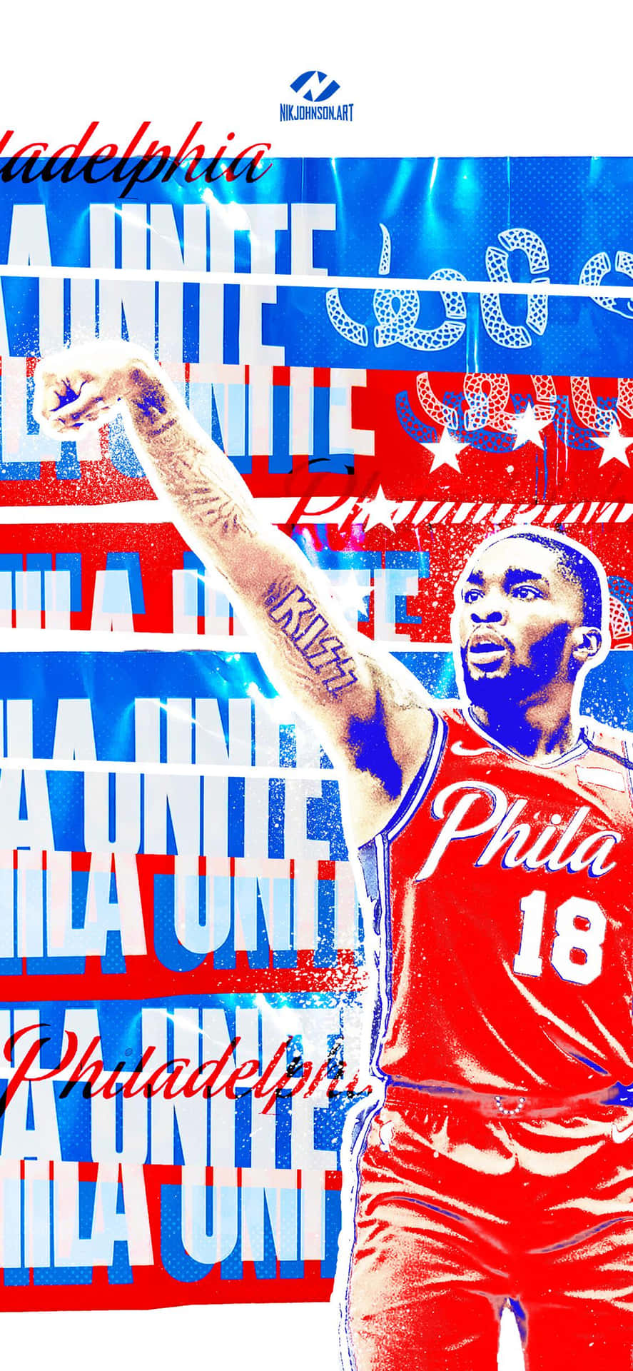 Unleash Your Team Spirit With The Official 76ers Iphone Background