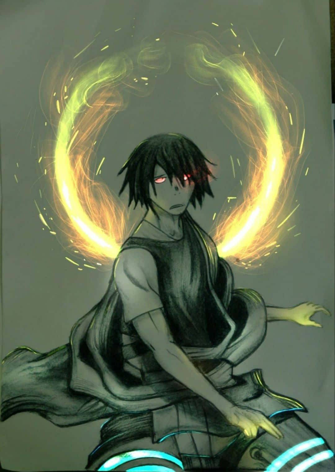 Unleashing His Overwhelming Power! Benimaru Is A Powerful Fighter. Background