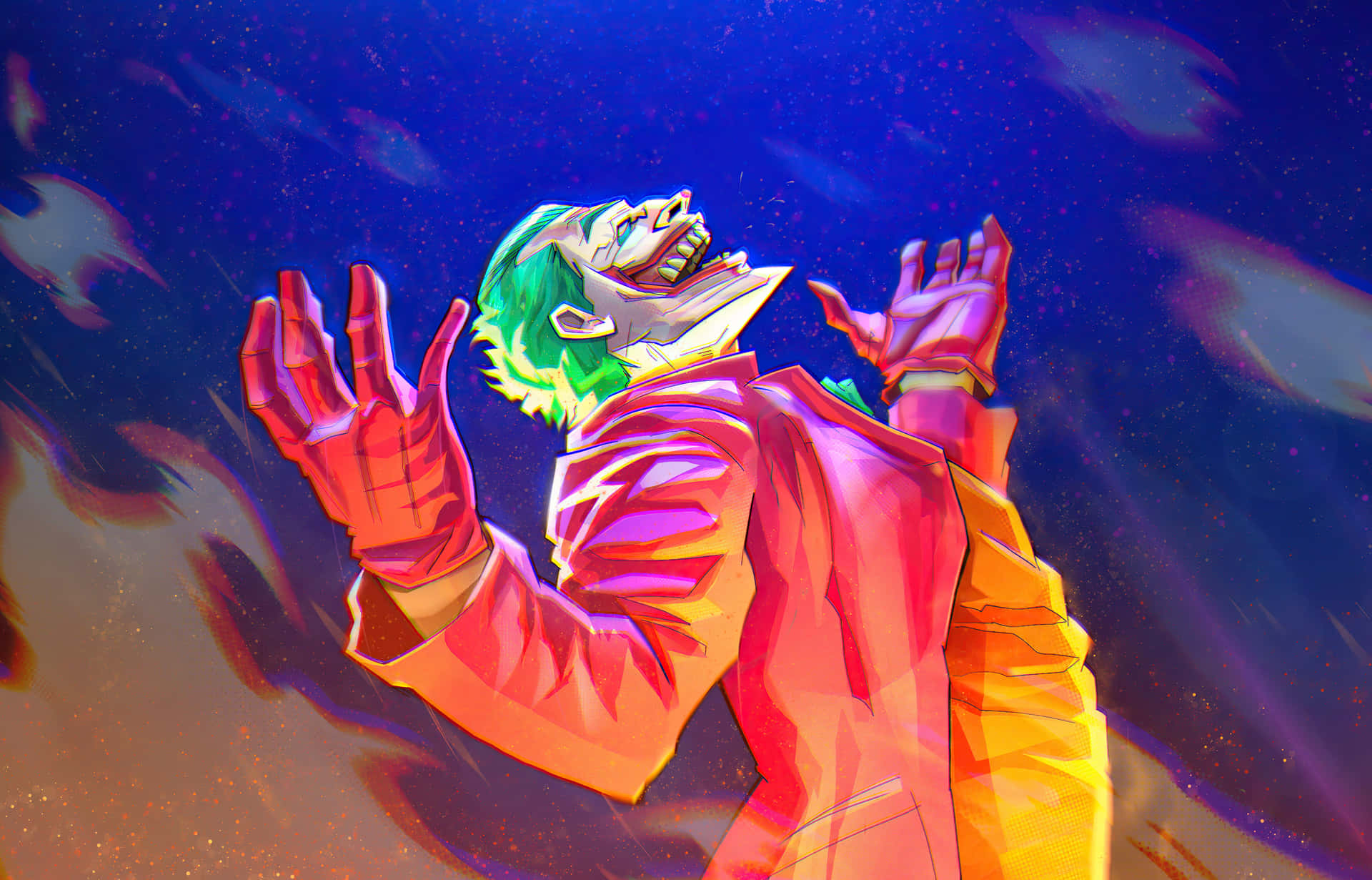 Unleashing Madness: Joker's Unforgettable Laugh Background
