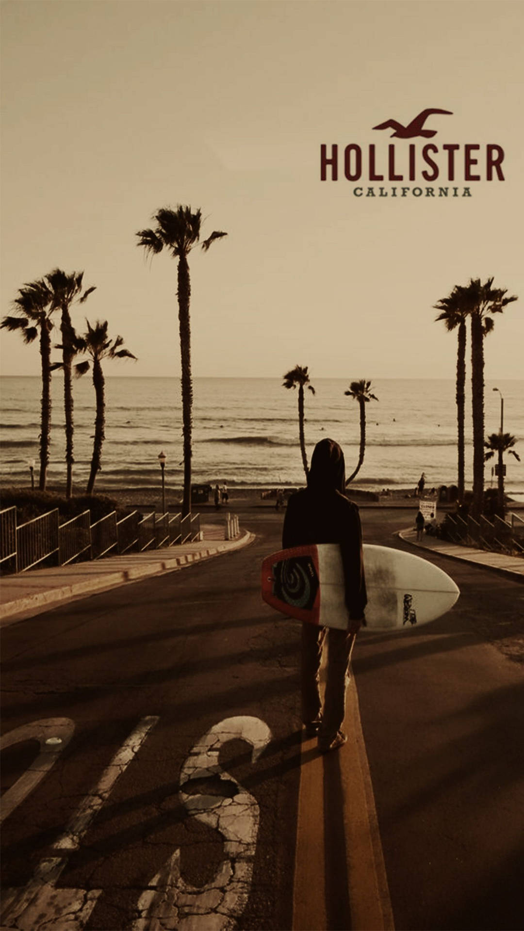 Unleashing The California Spirit: A Hollister Surfer Background