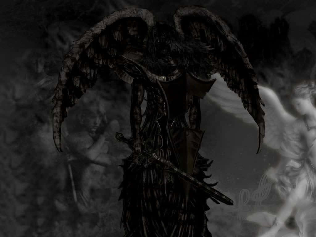 Unleashing The Power Of The Dark Demon Background