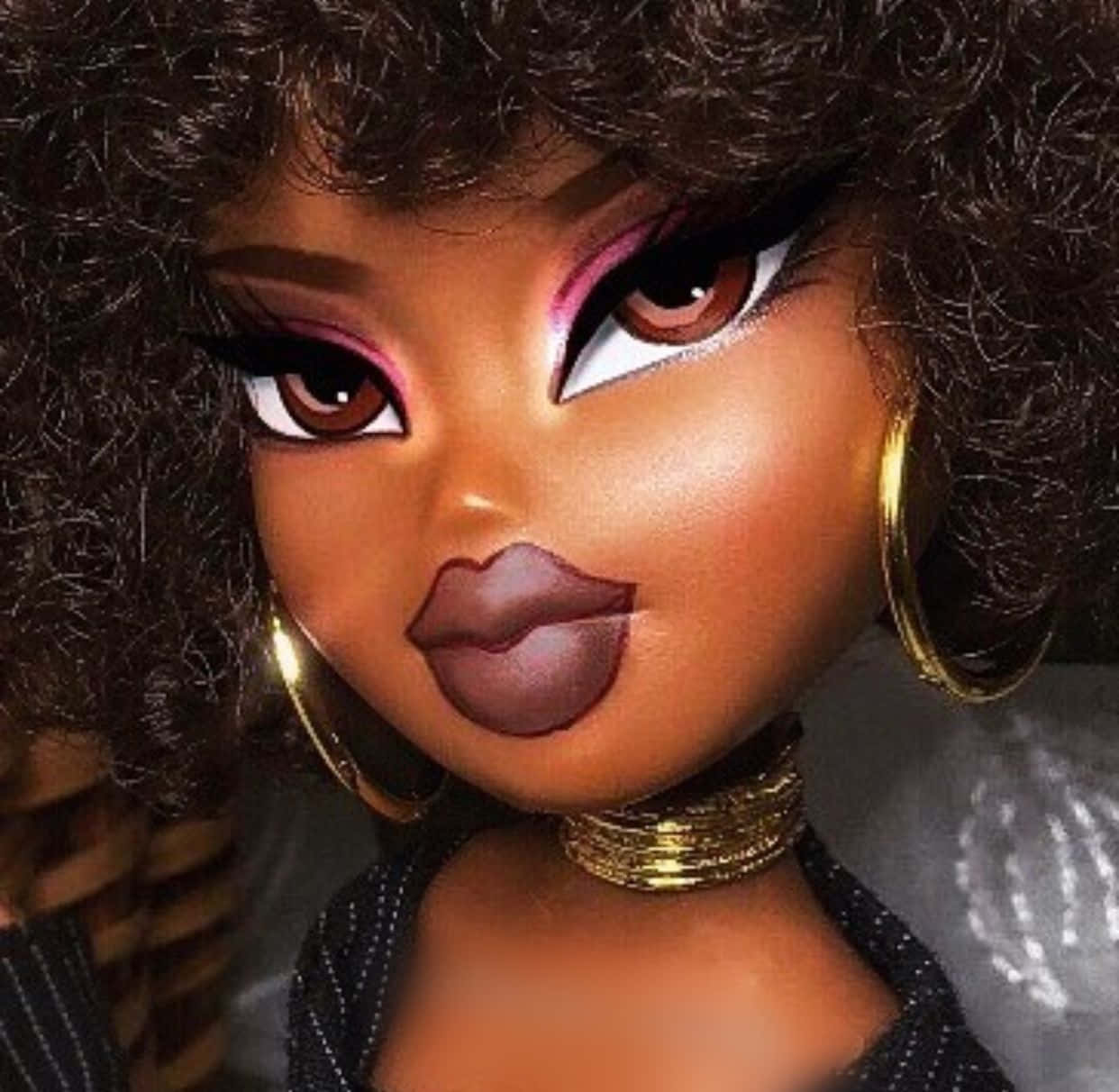 Unleashing Your Inner Diva With Black Bratz Aesthetic. Background